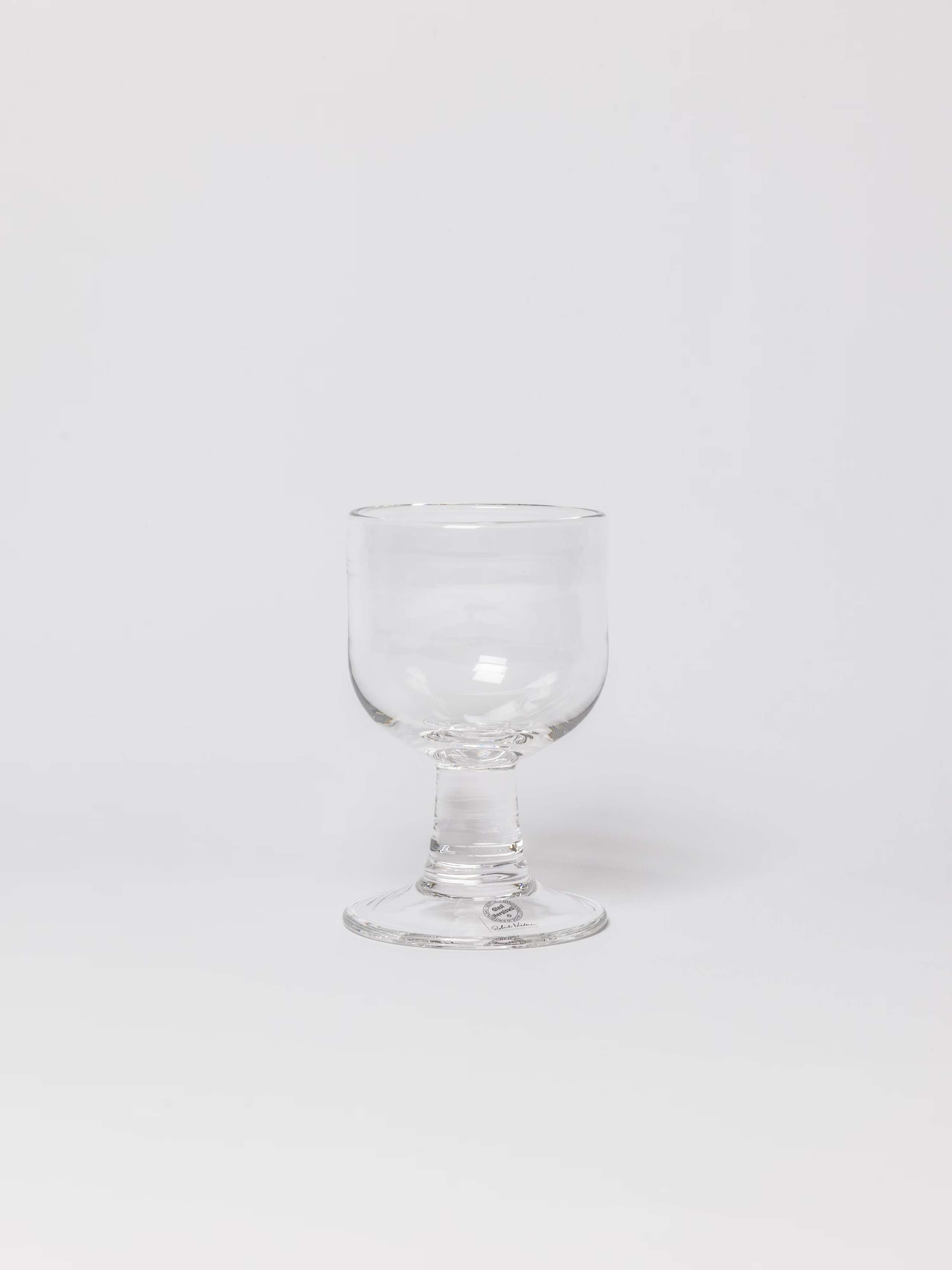 Wine glass transparent