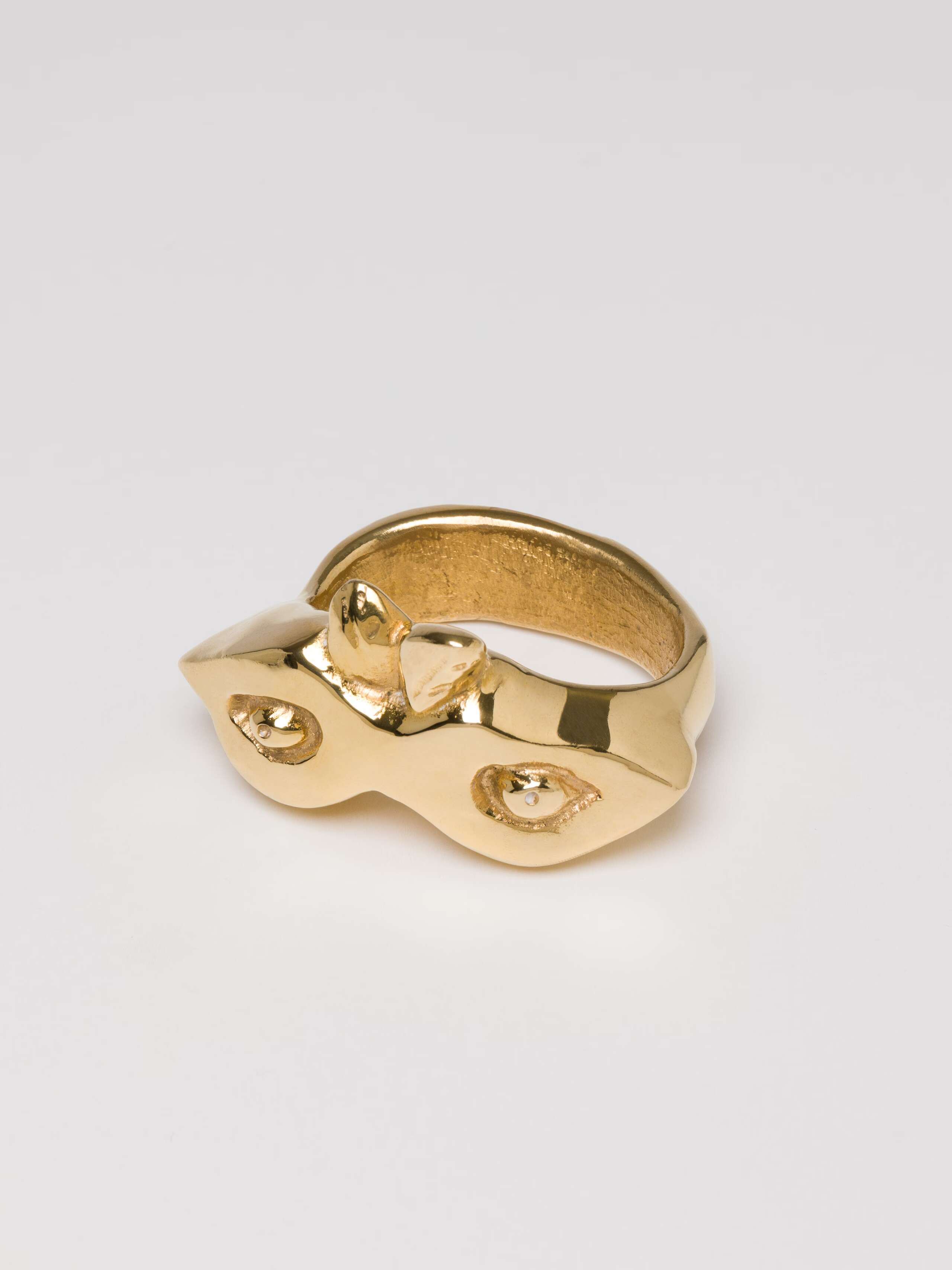 Napkin Ring brass Creature