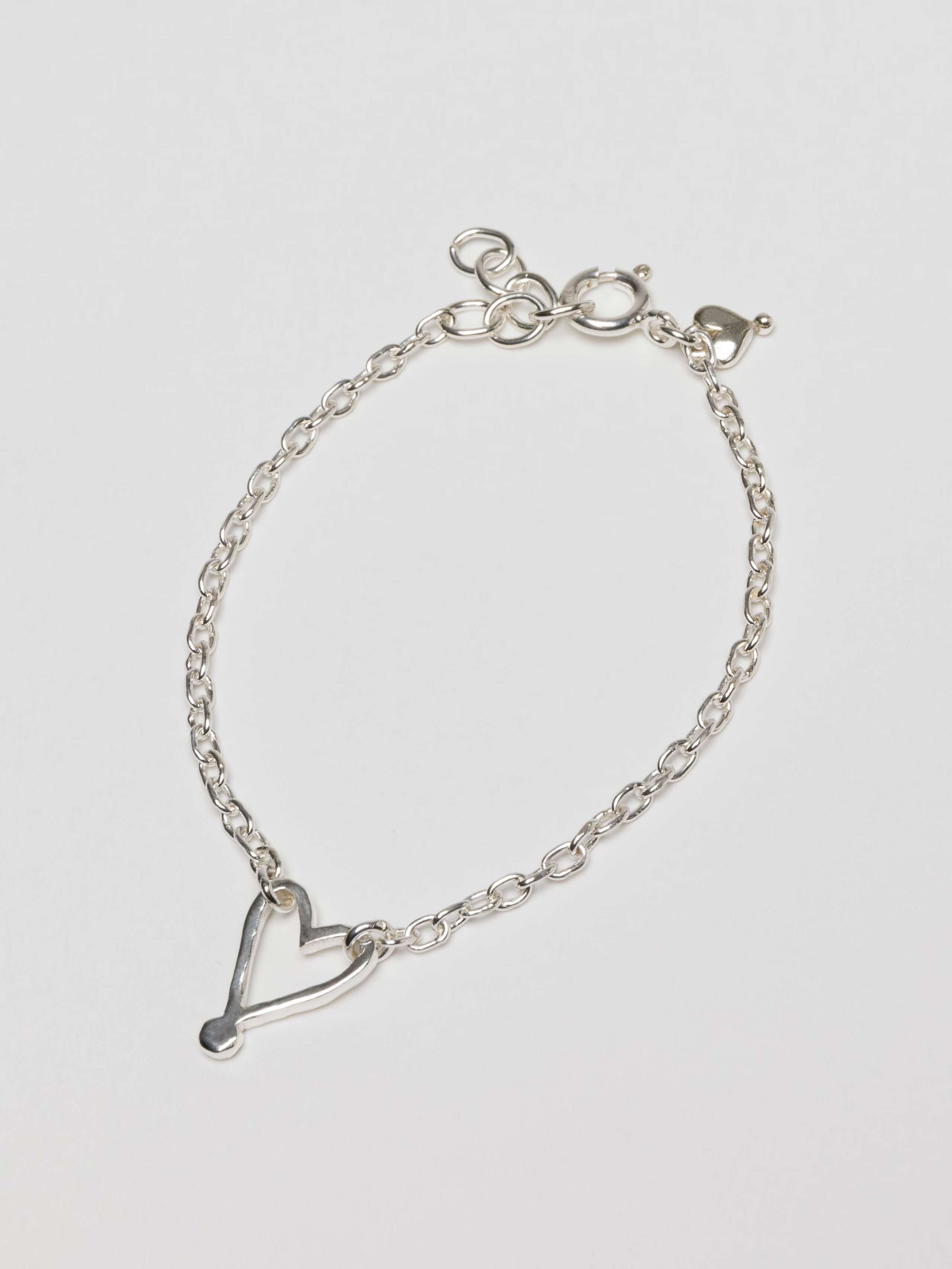Alma heart bracelet sterling silver