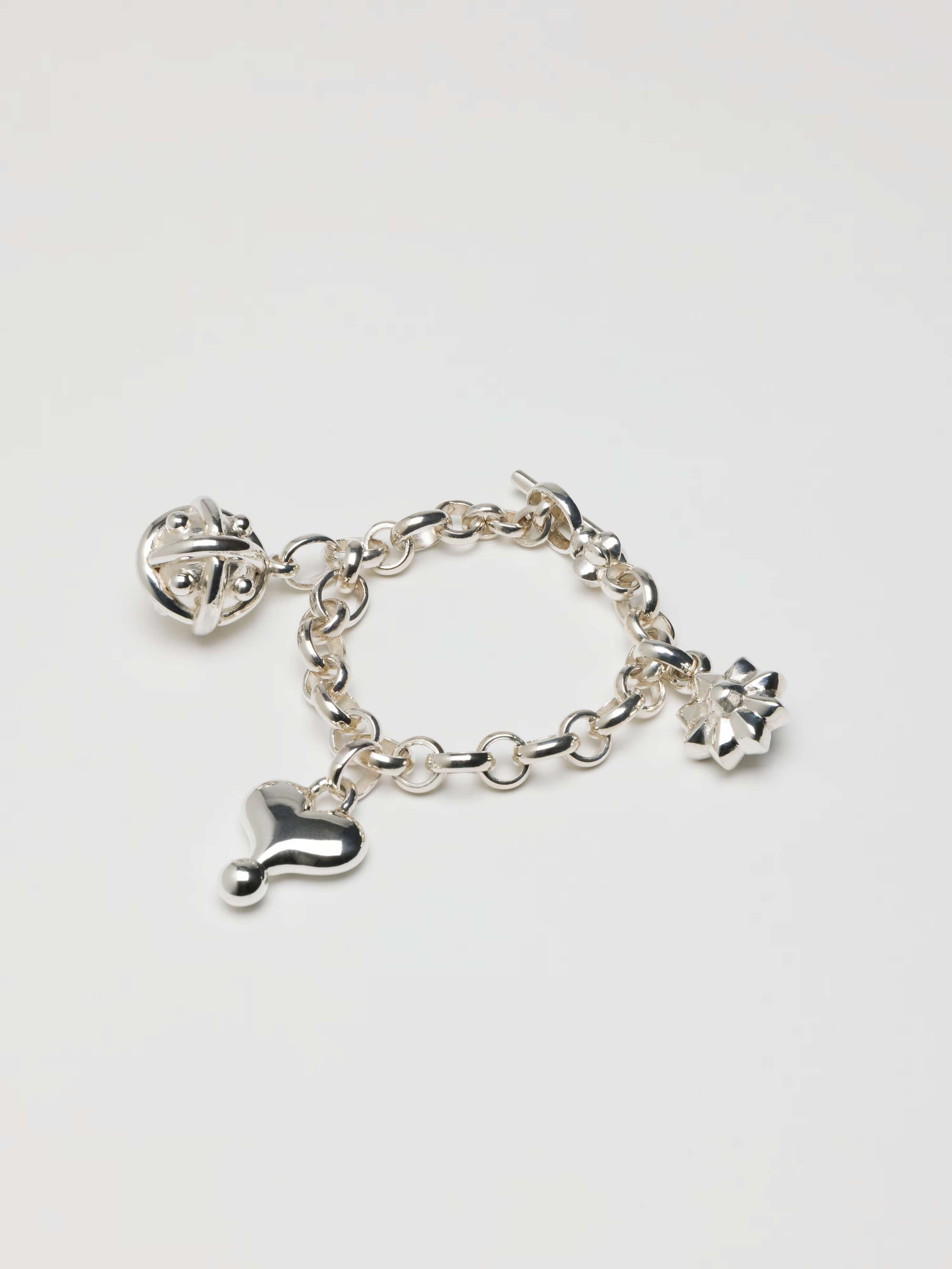 Heritage silver charm bracelet