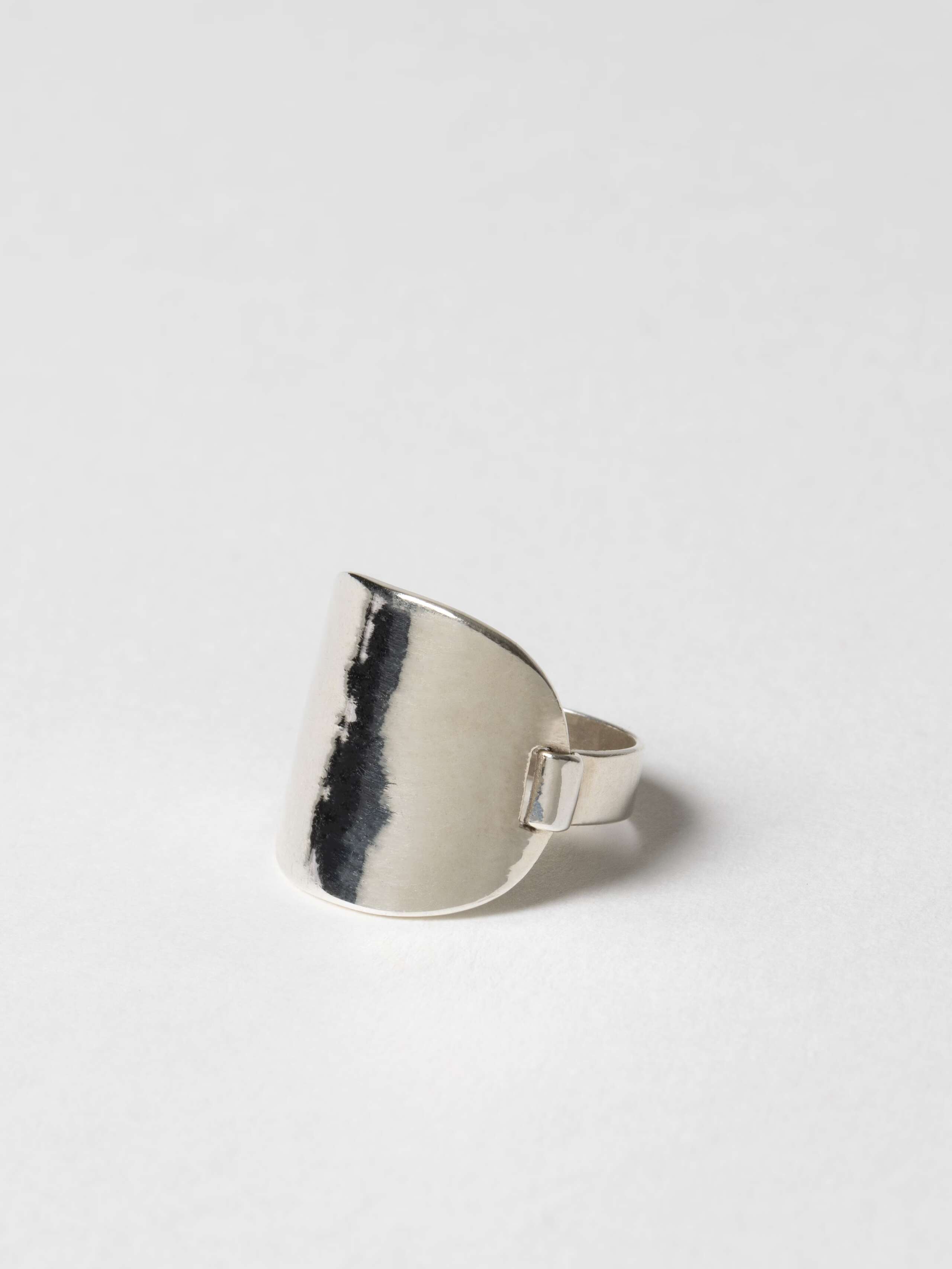 plain tag ring side view