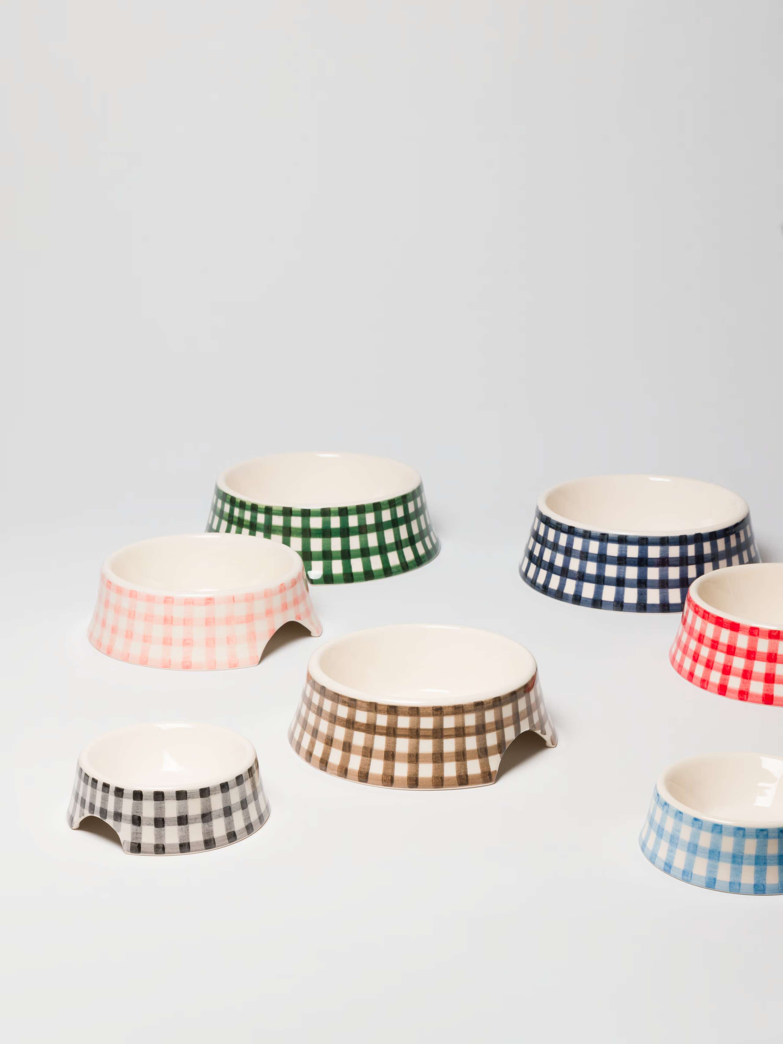 Lucy animal bowls in vichy overview