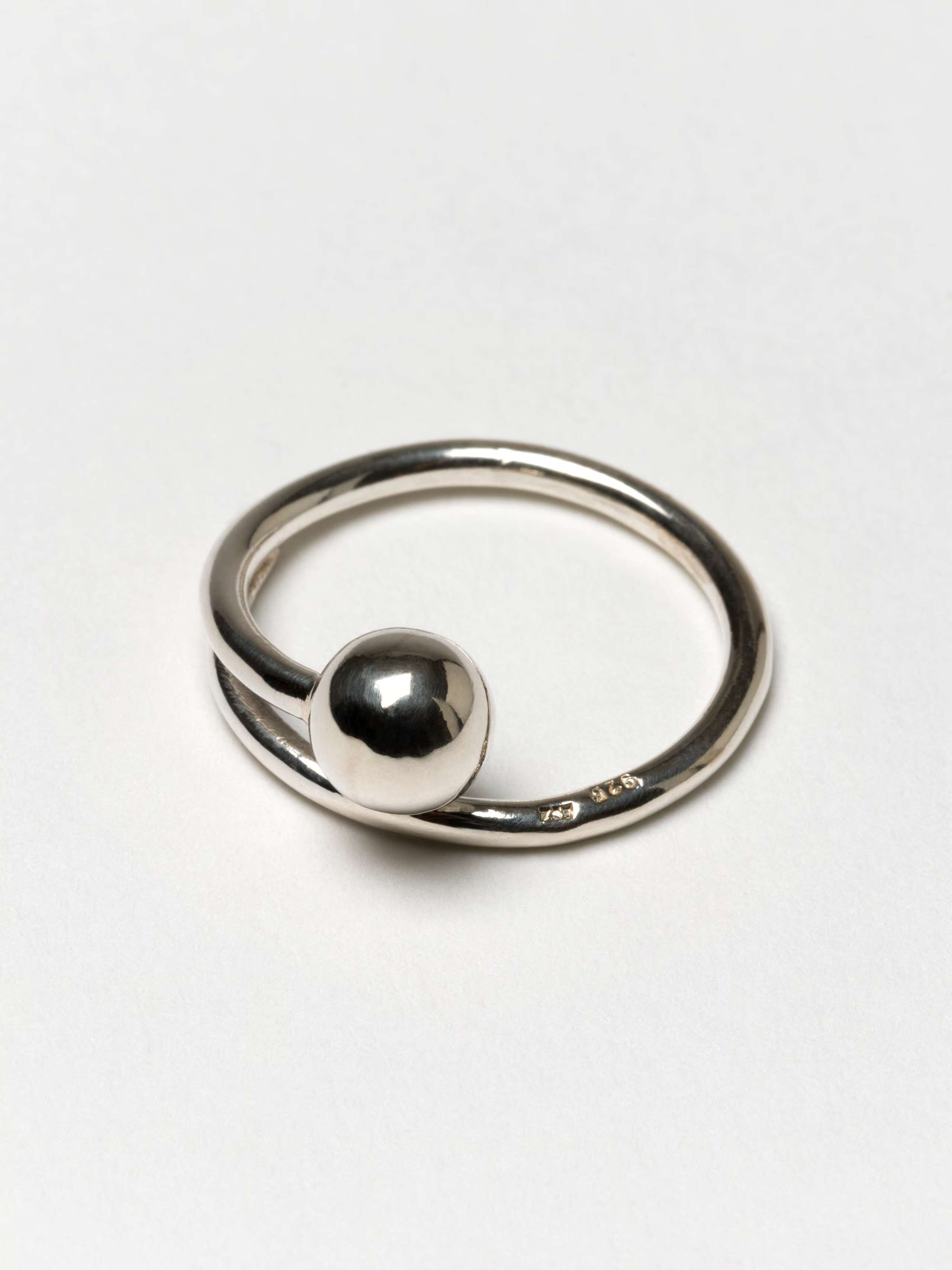 close up of pushpin in silver