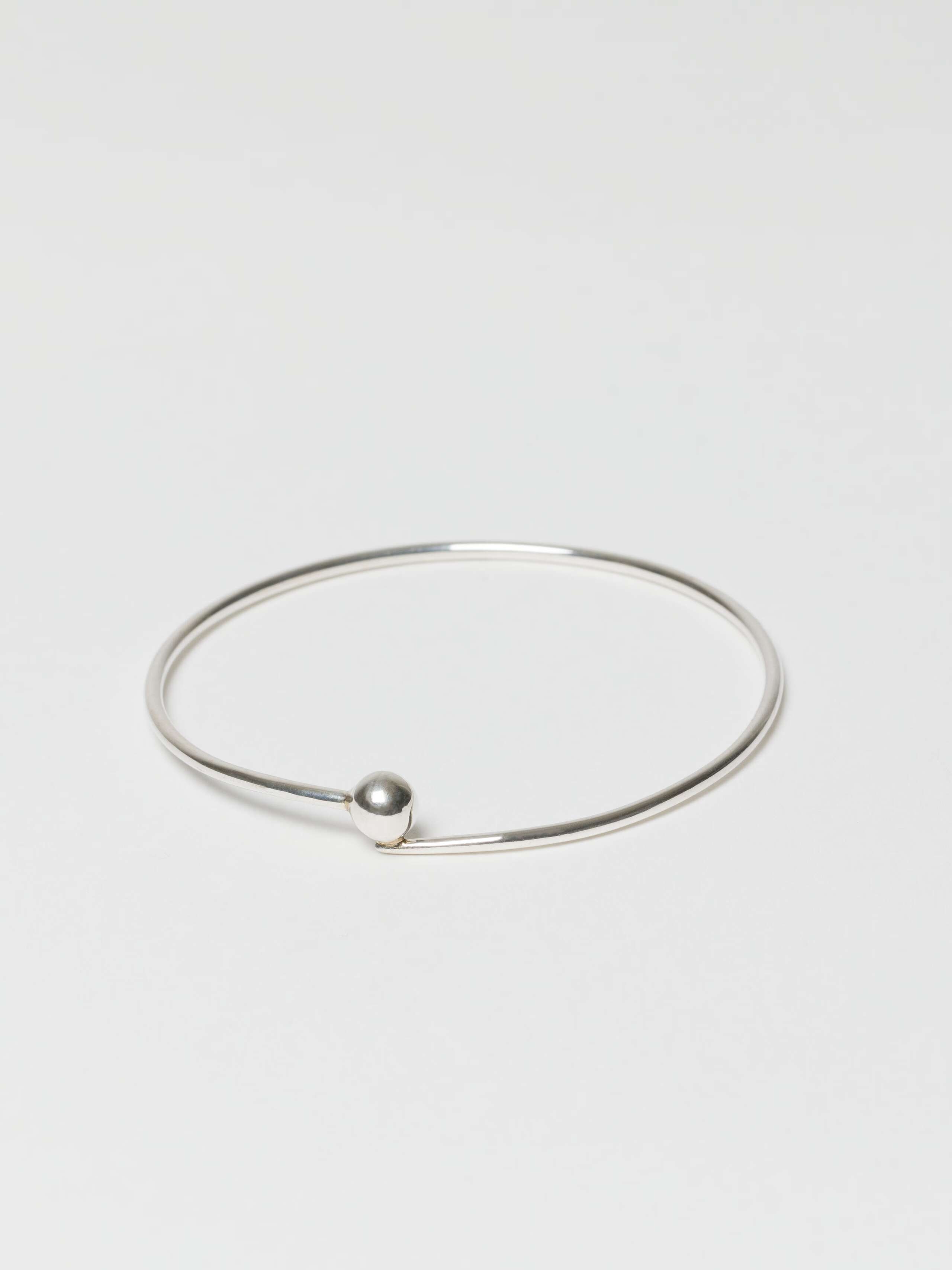 Pushpin Bangle in sterling silver