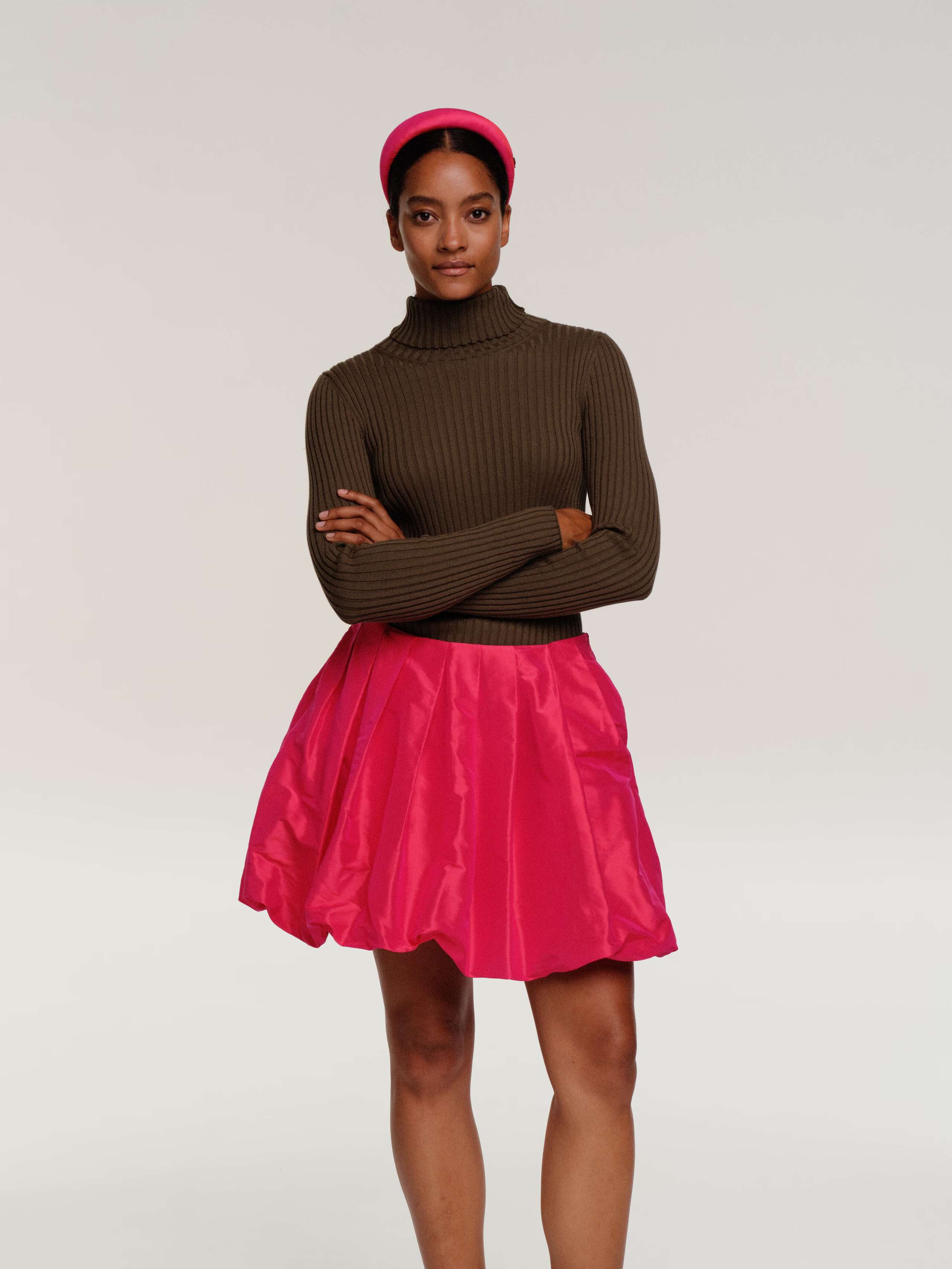 Raquel skirt in lipstick pink