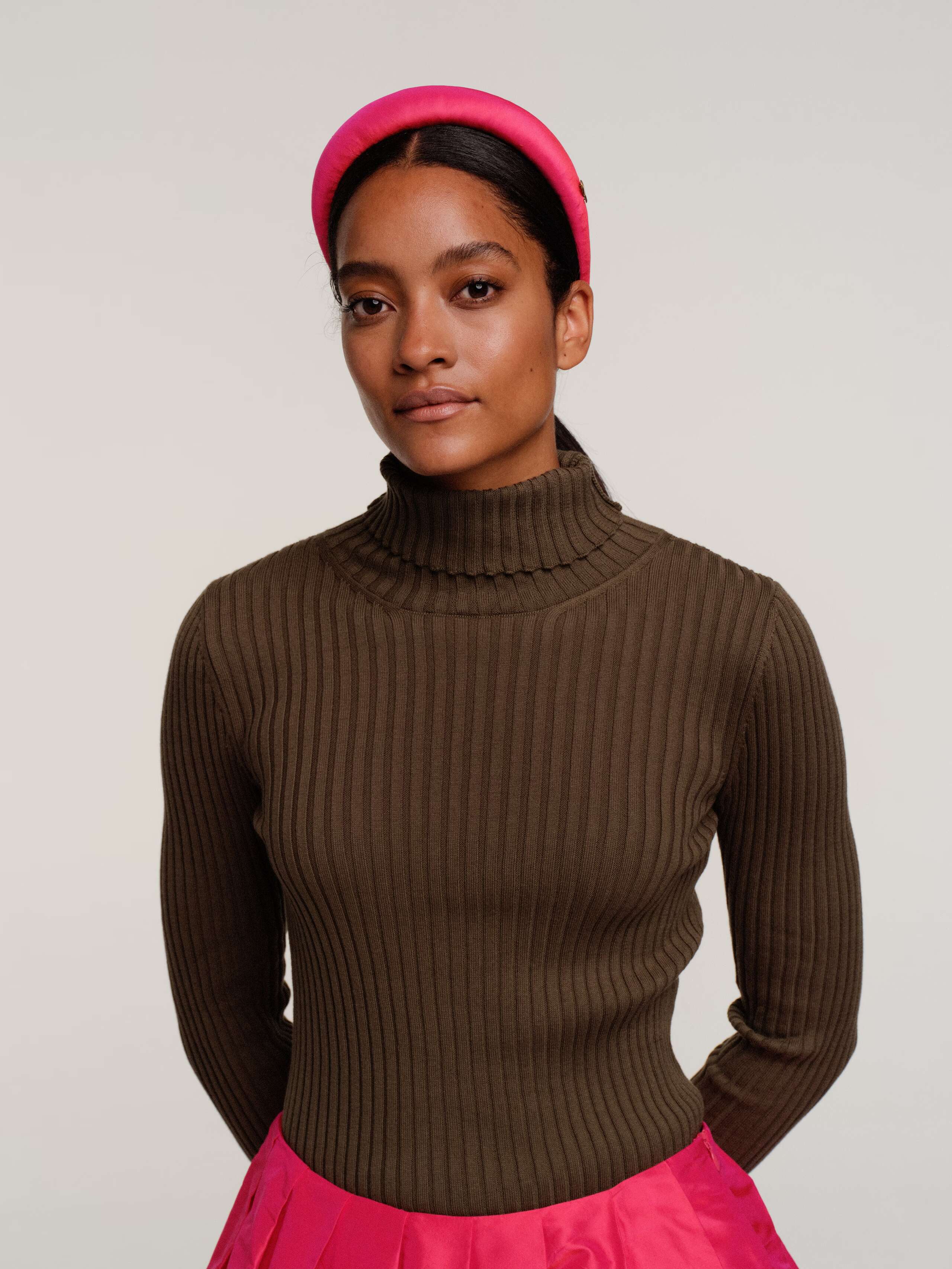 Raquel skirt in lipstick pink