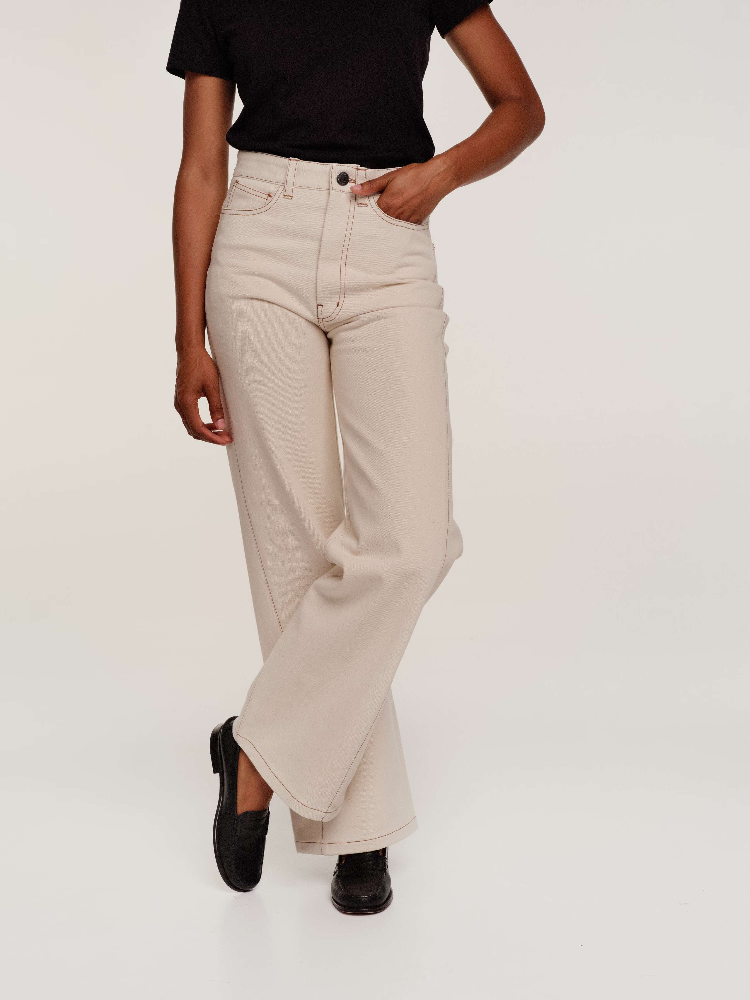 Sophie jeans in ecru denim