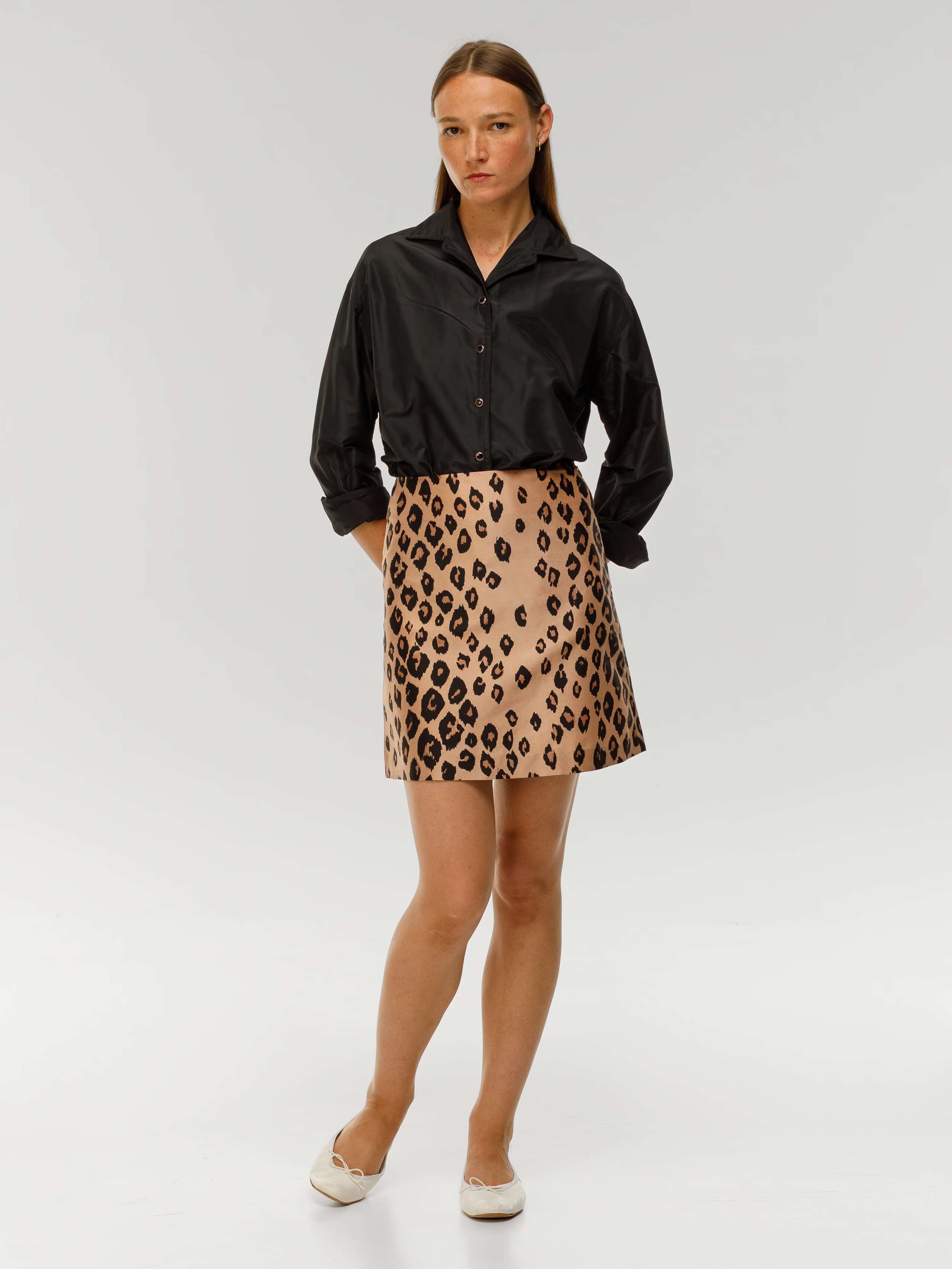 Ilsa skirt in leo print
