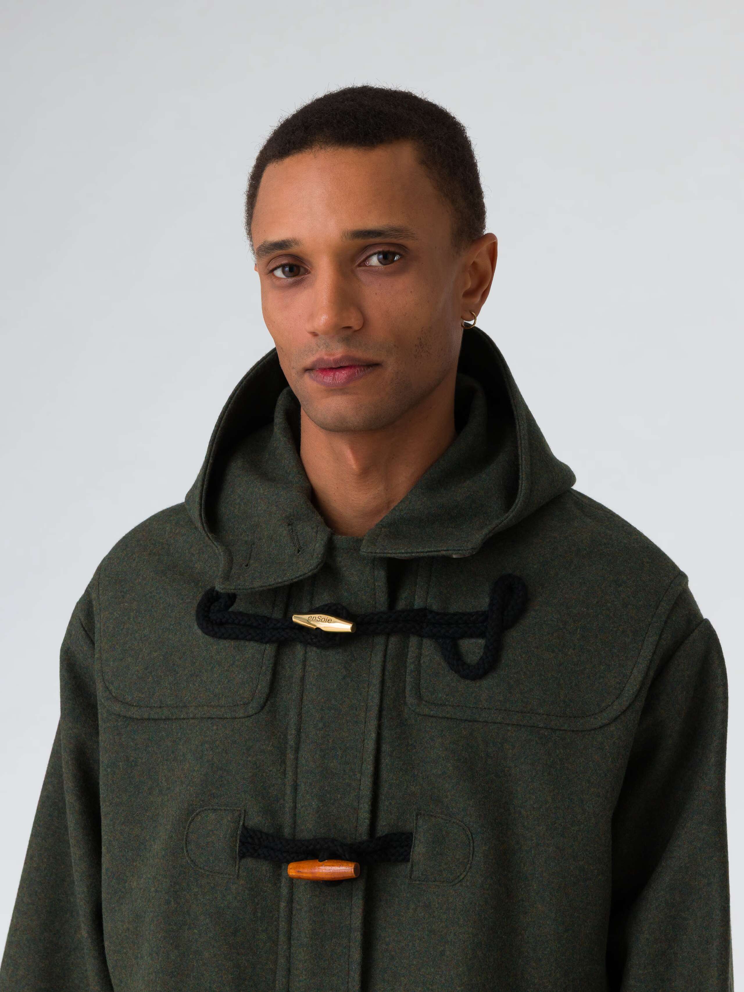 Otis coat in olive green