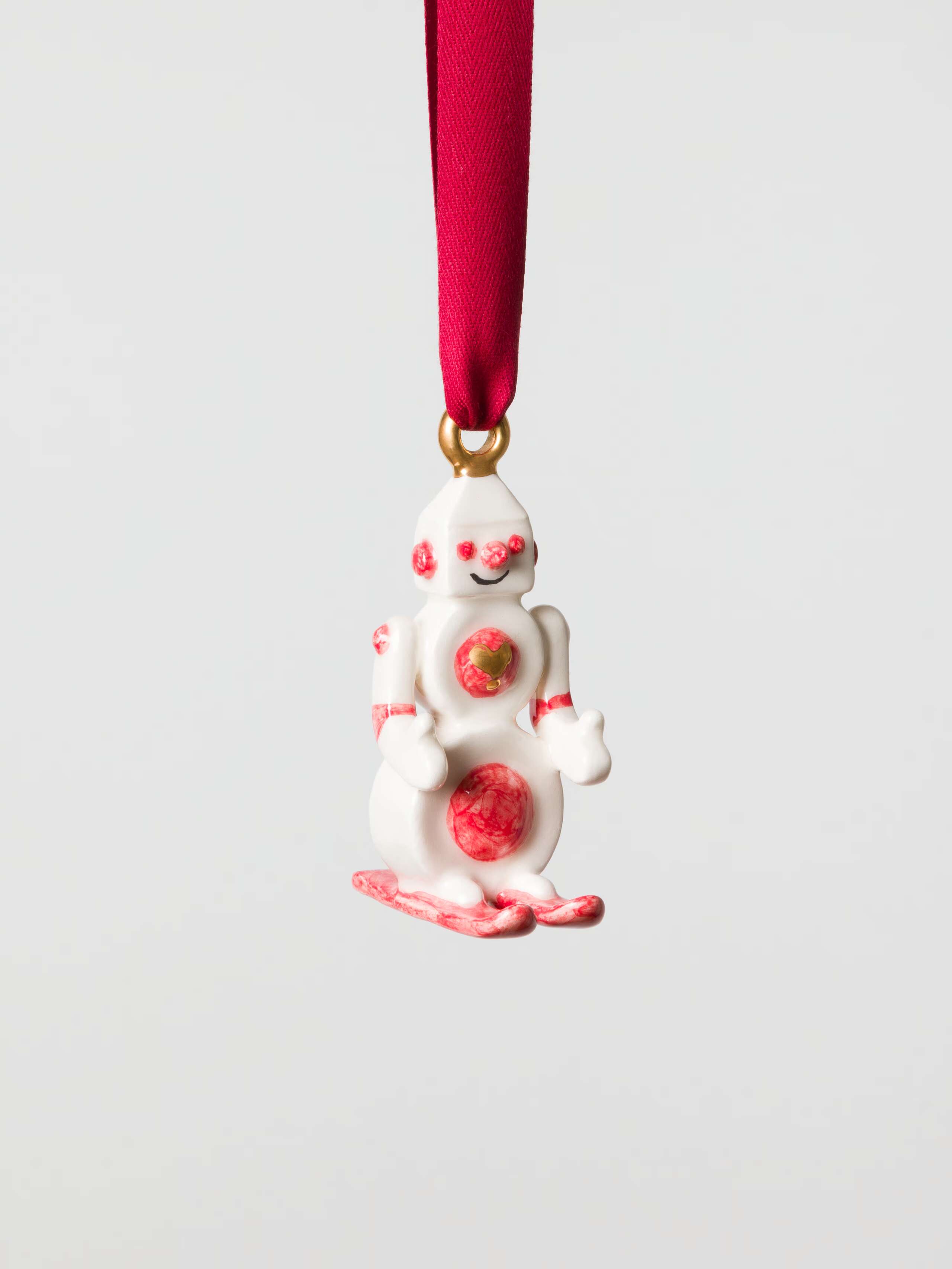 Robot ceramic ornament