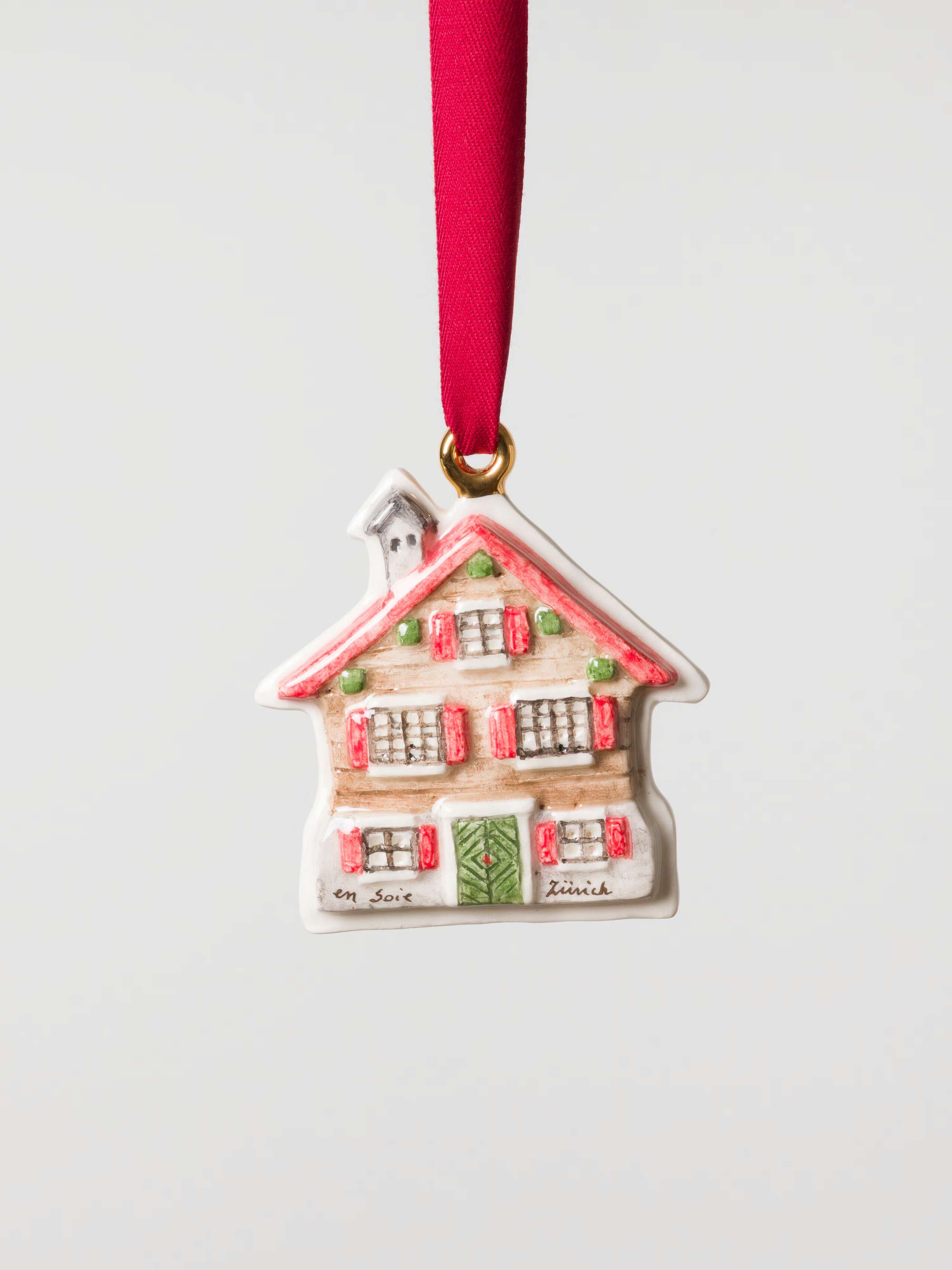 House ceramic ornament