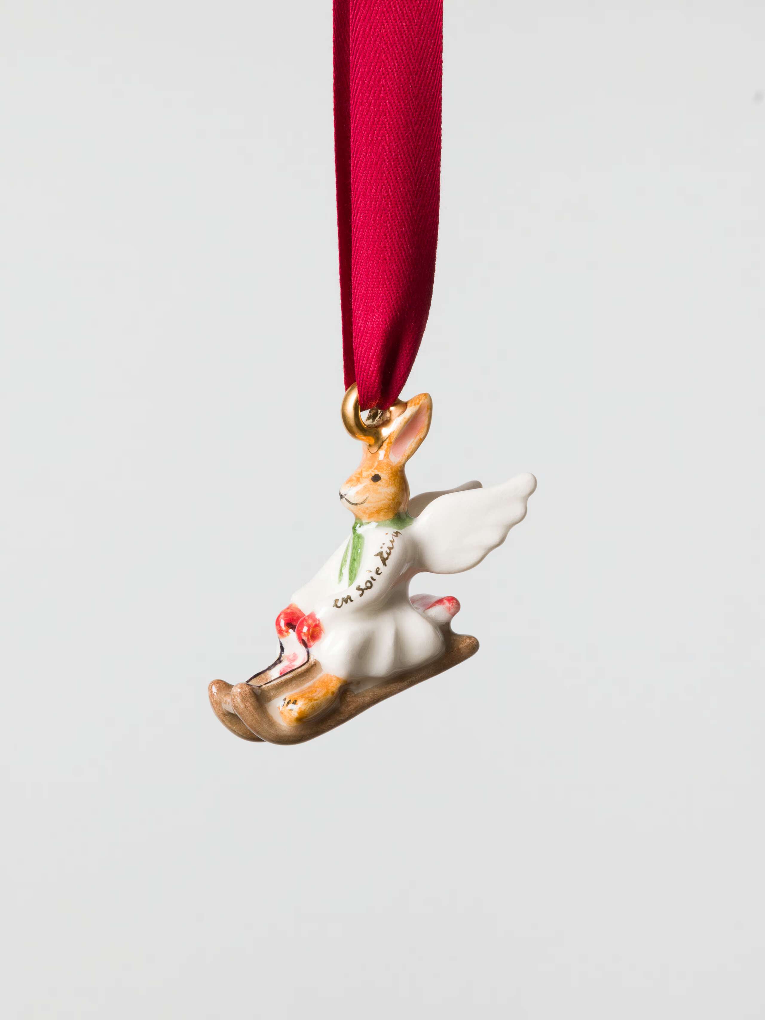 Rabbit Angel on Sledge