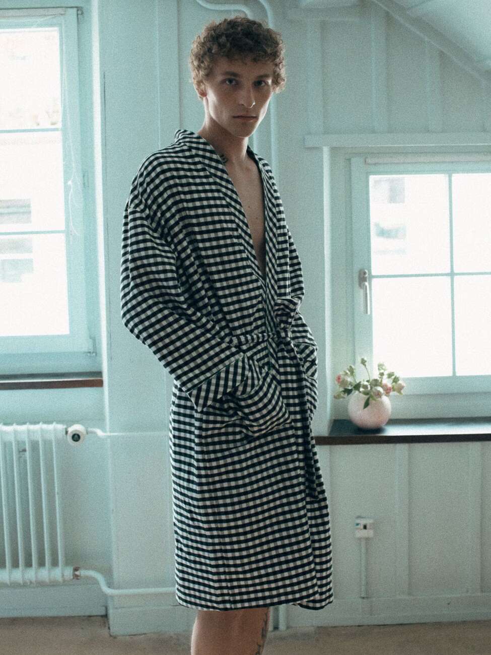 Picture of a man wearing a black robe