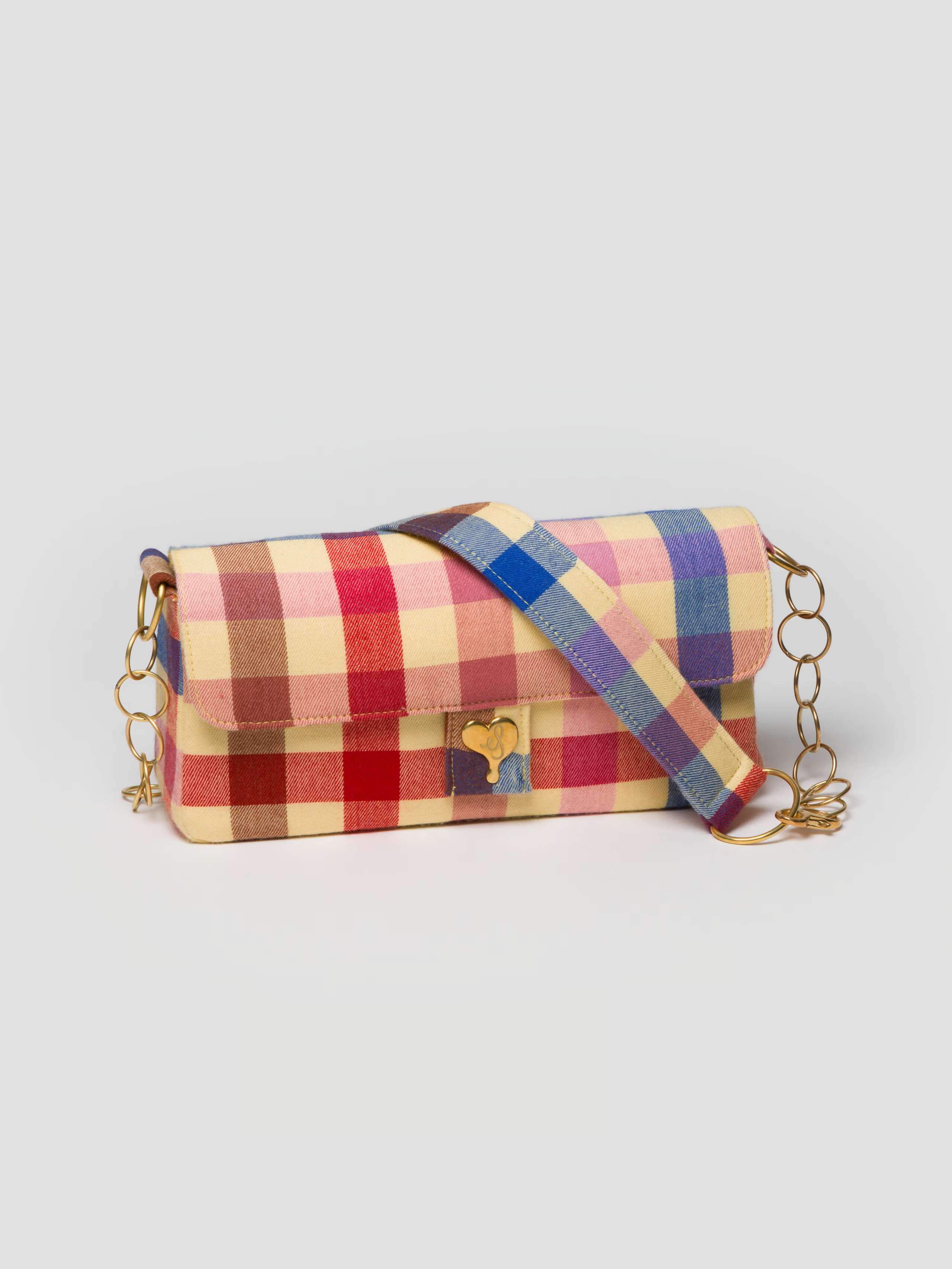 Sheri bag check yellow