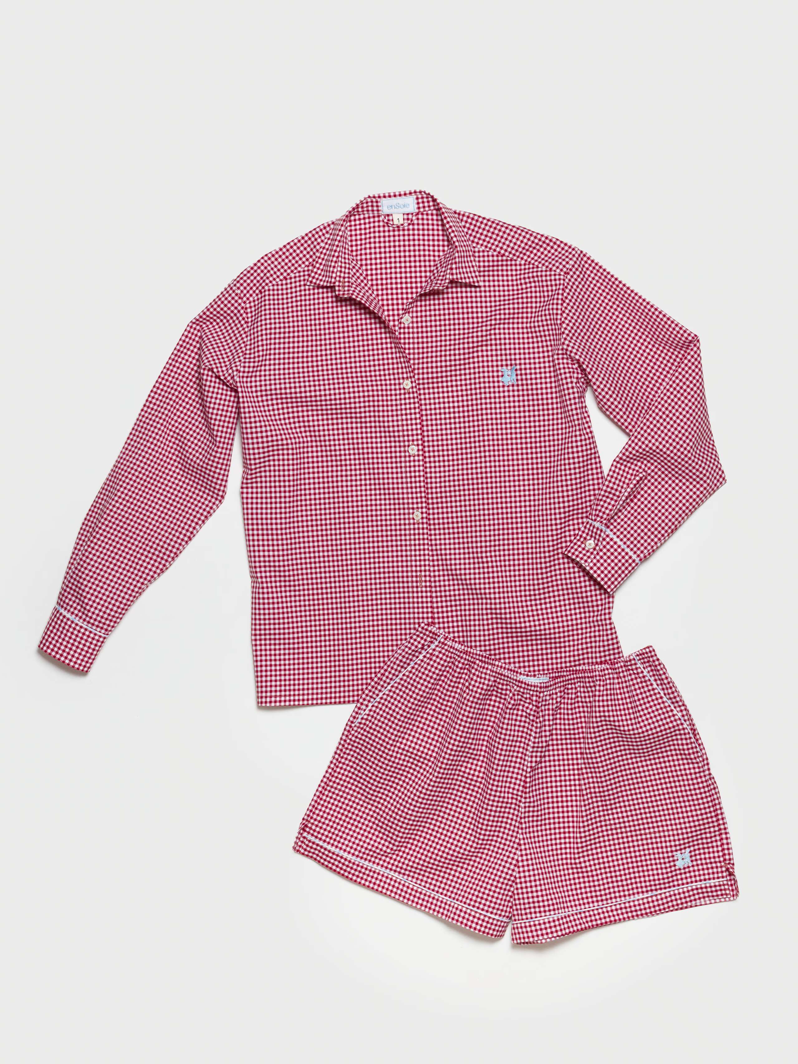 Daydream Set in Calm Red vichy