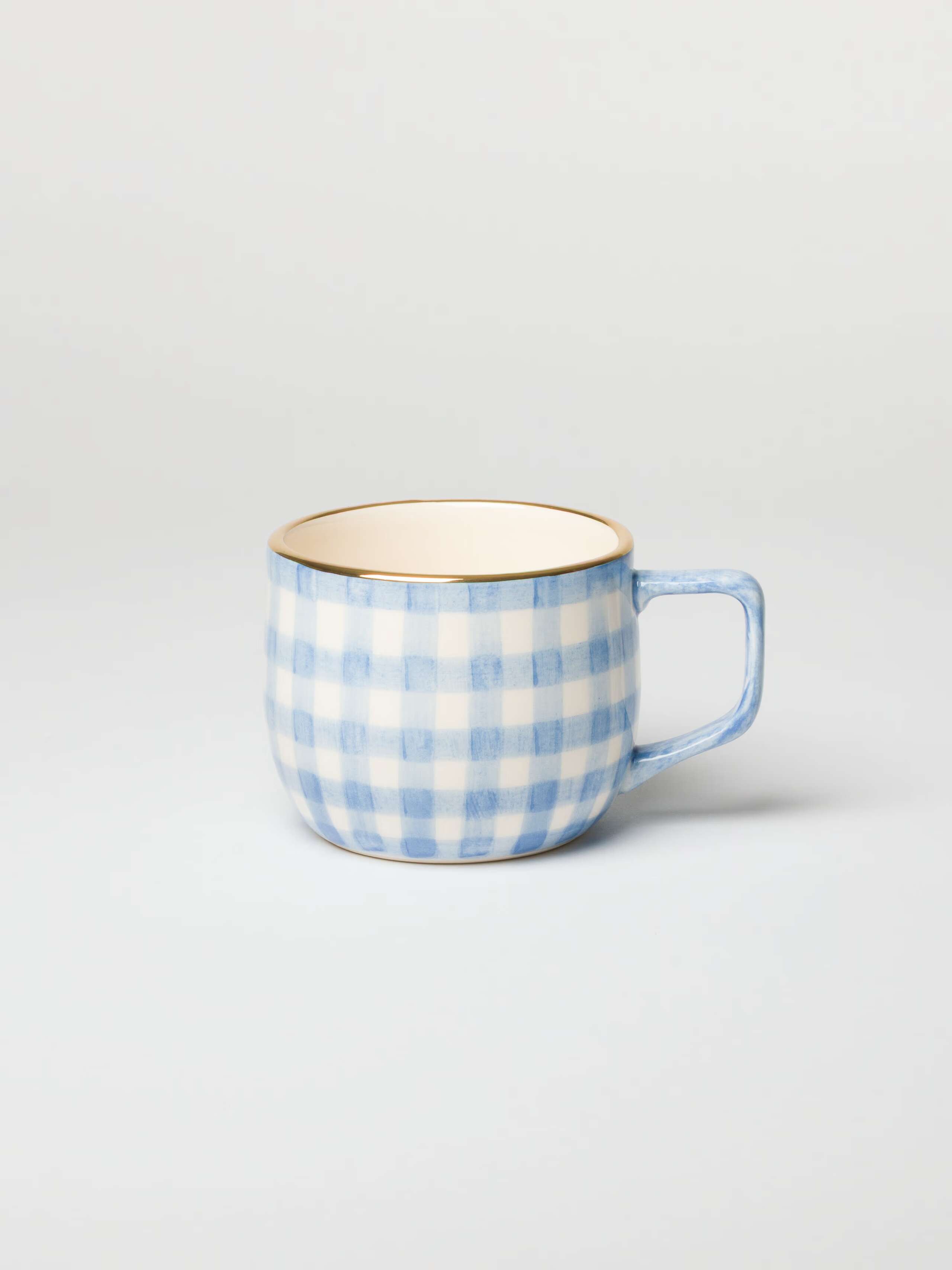 Product Shot of Fleur Cup in Cerulean Blue
