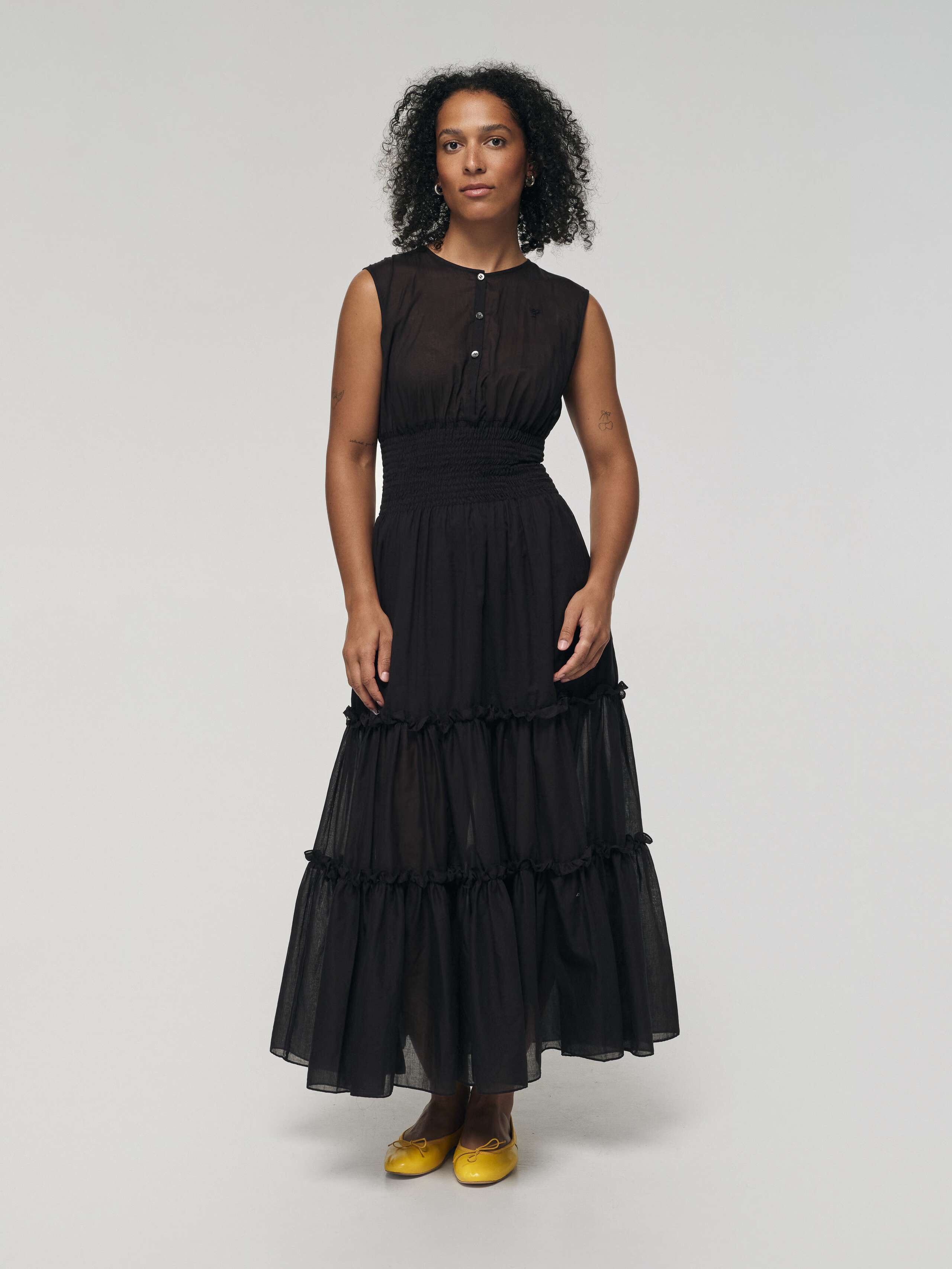 Ashley dress in light black