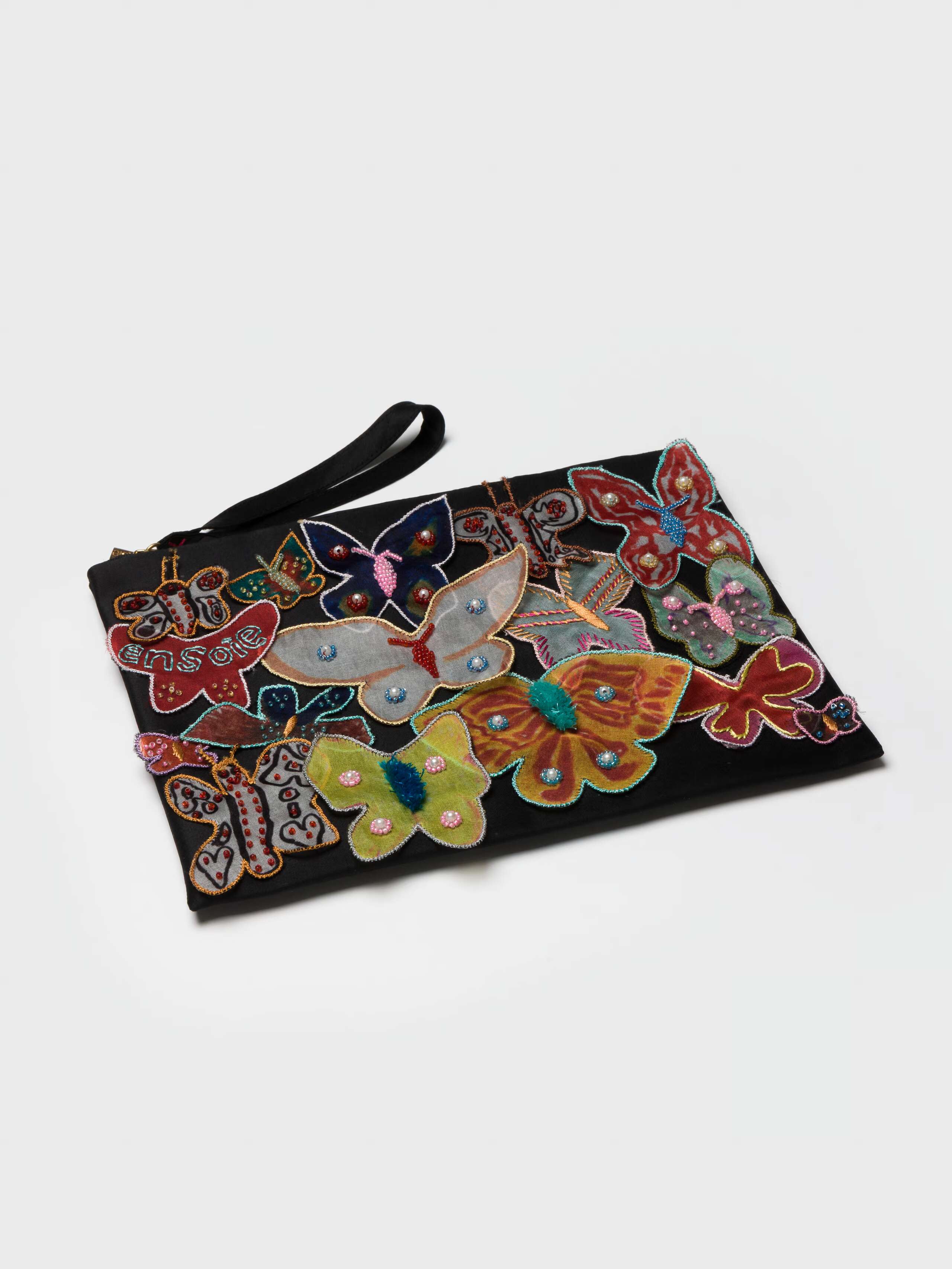 Product Shot of Spring Forest Pouch with Butterflies 