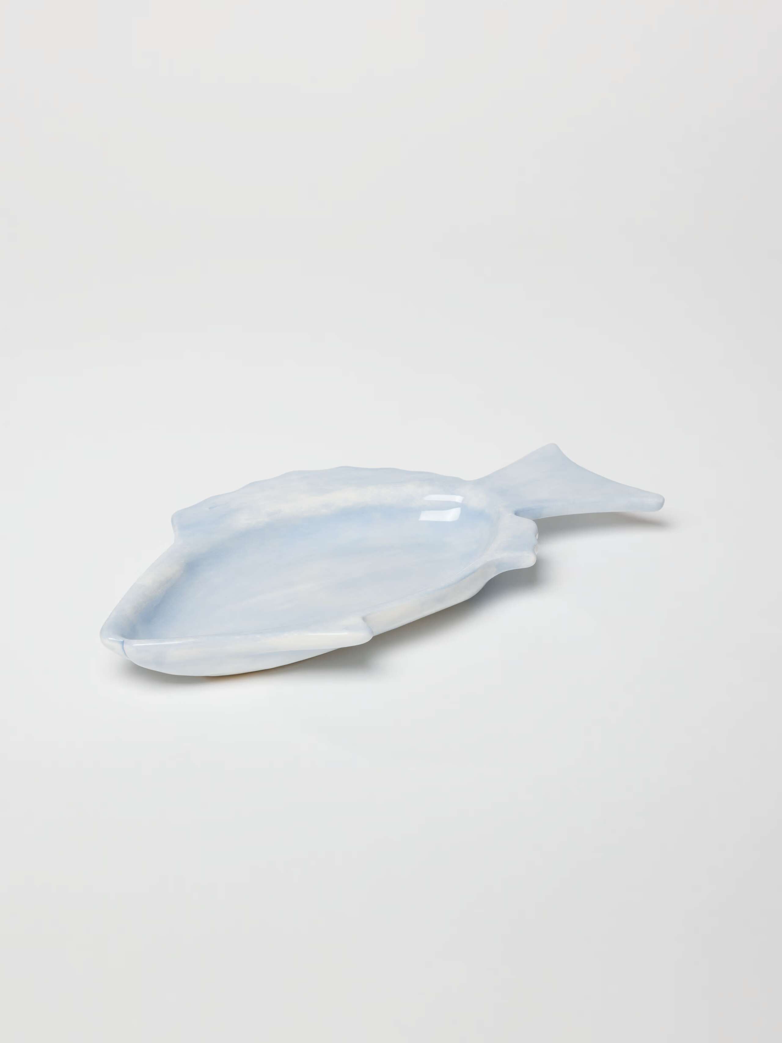Fish Tapas Plate in light blue