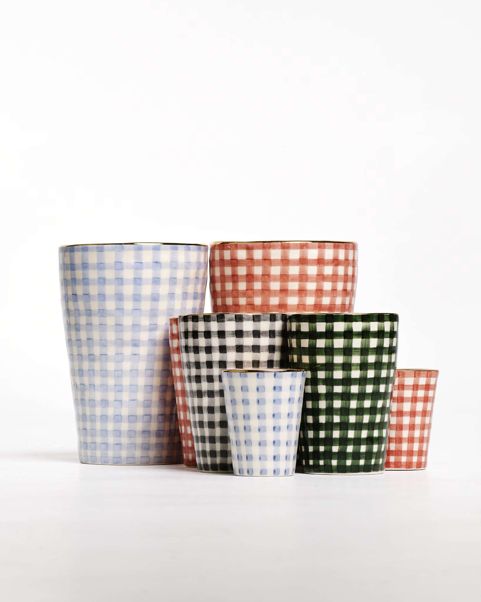 Mood Vichy ceramic vases