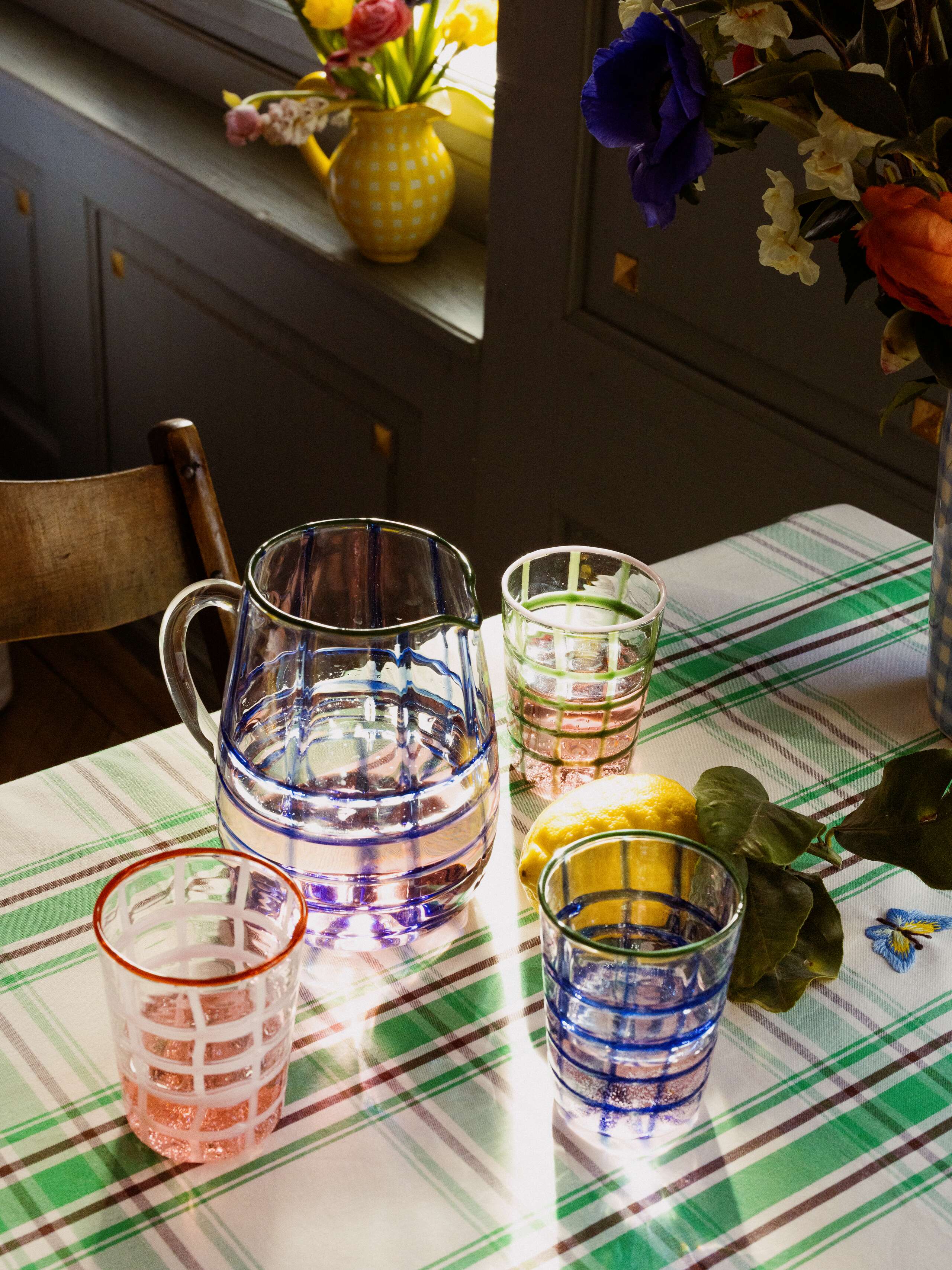 Mood Glassware on table