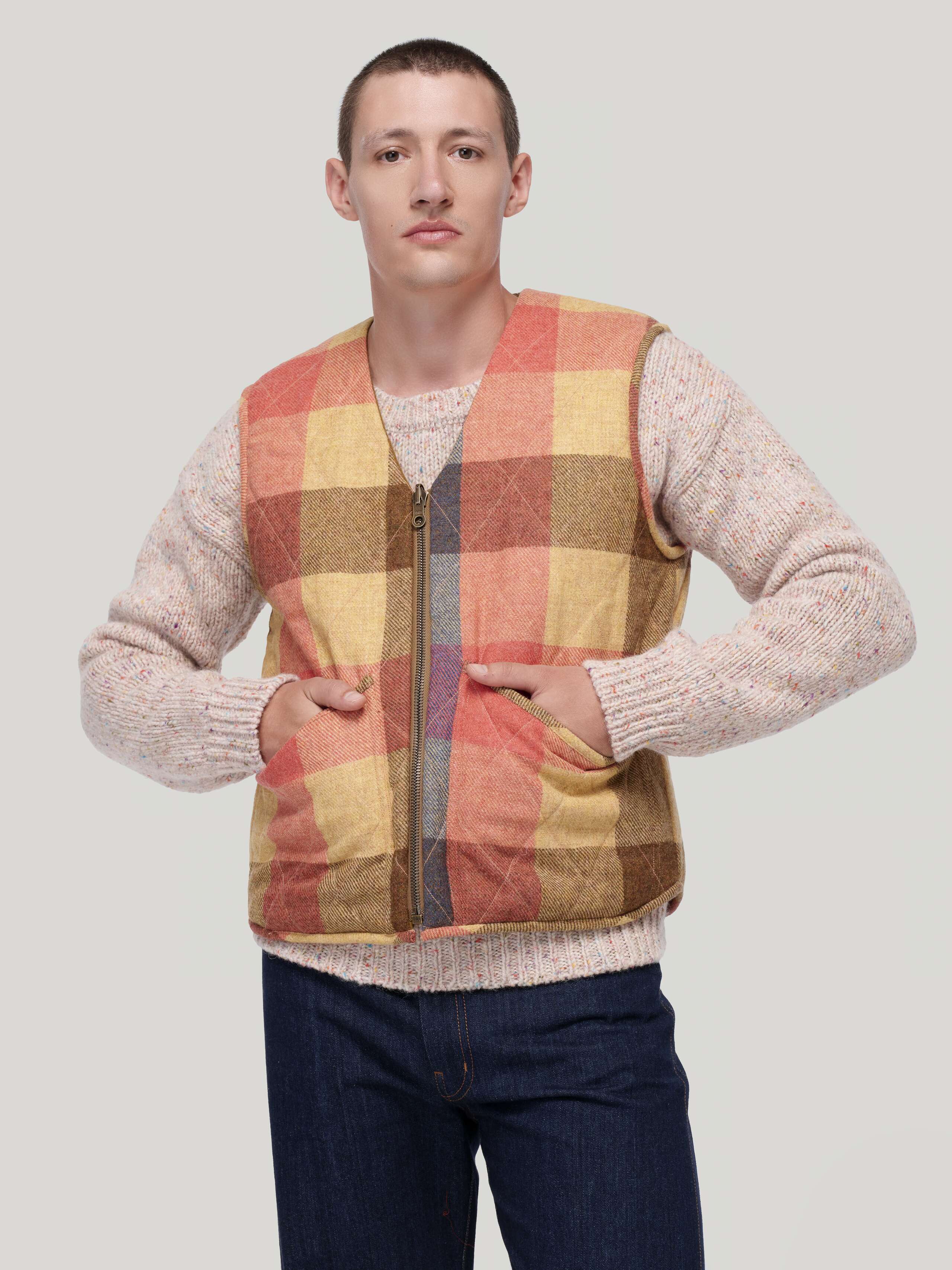 Bobby vest, reversible