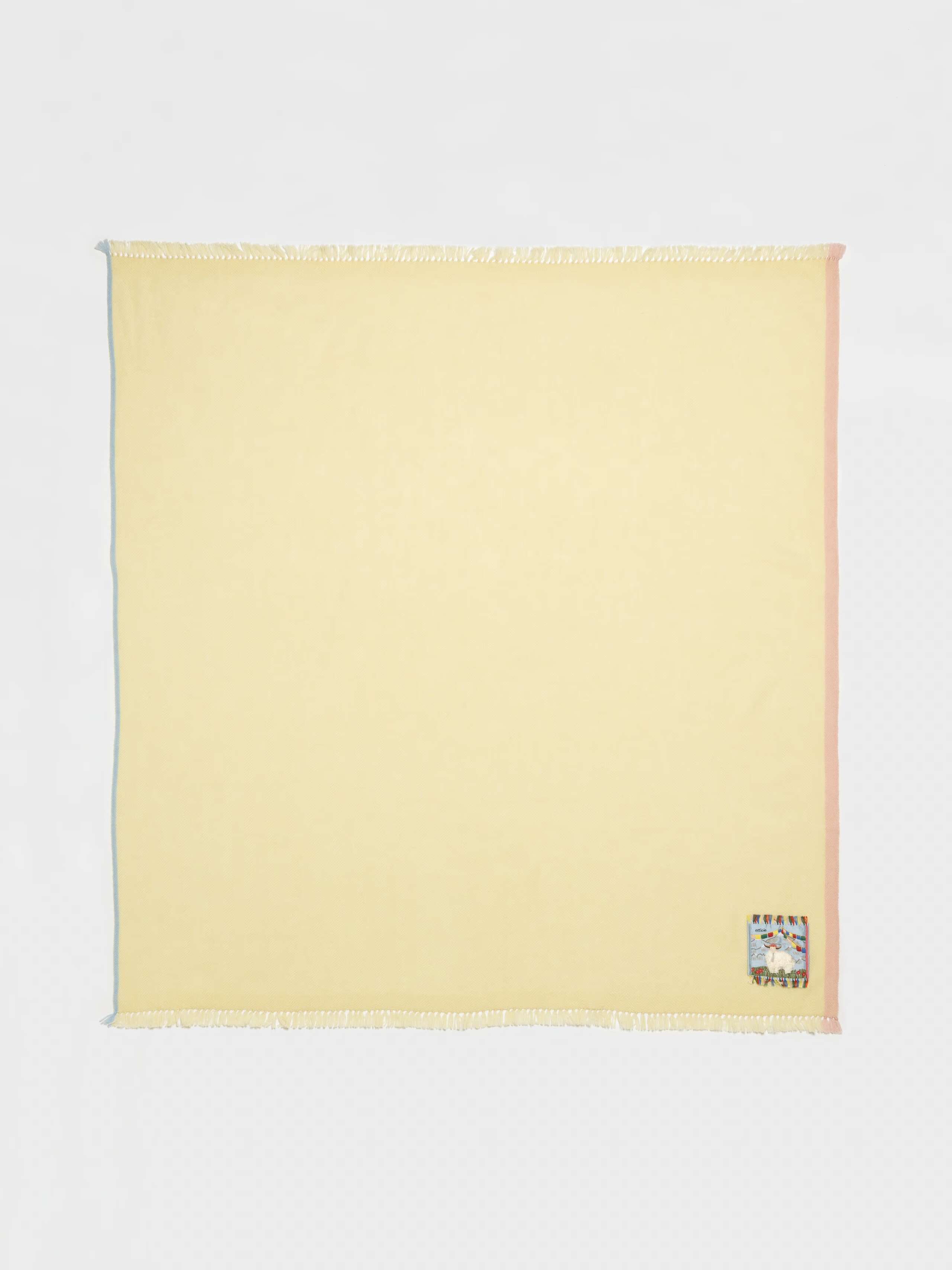 Blia blia stole in buttercup yellow