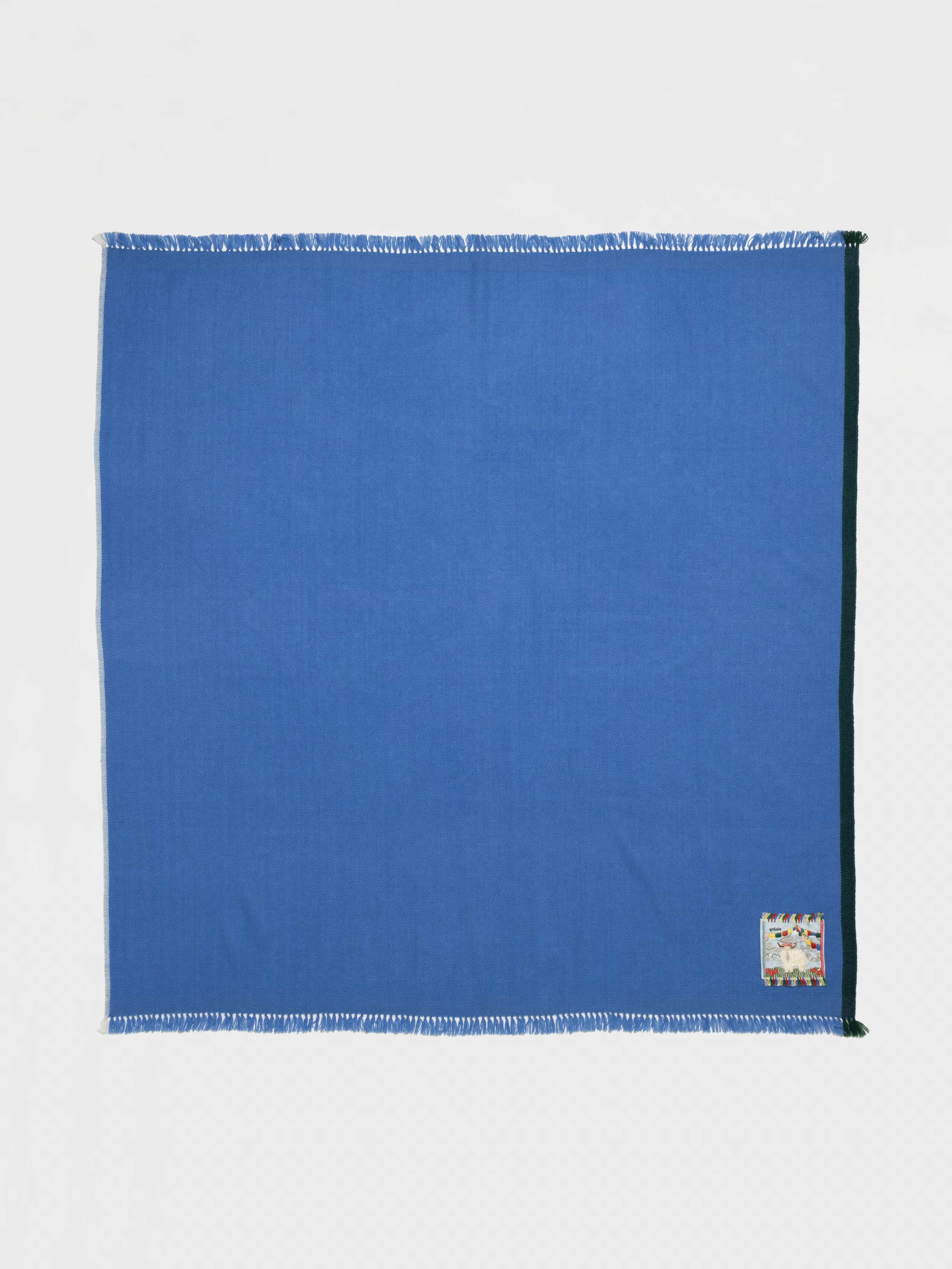 Cashmere stole in mountain lake