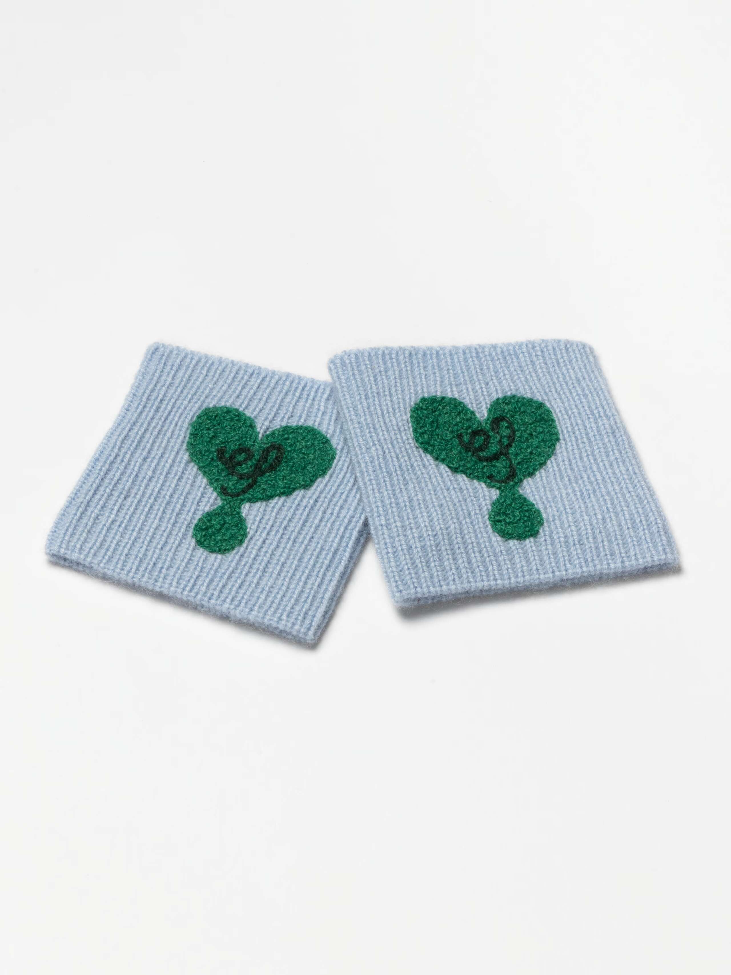 Product Shot of Coco Wrist Warmers in Lt. Blue