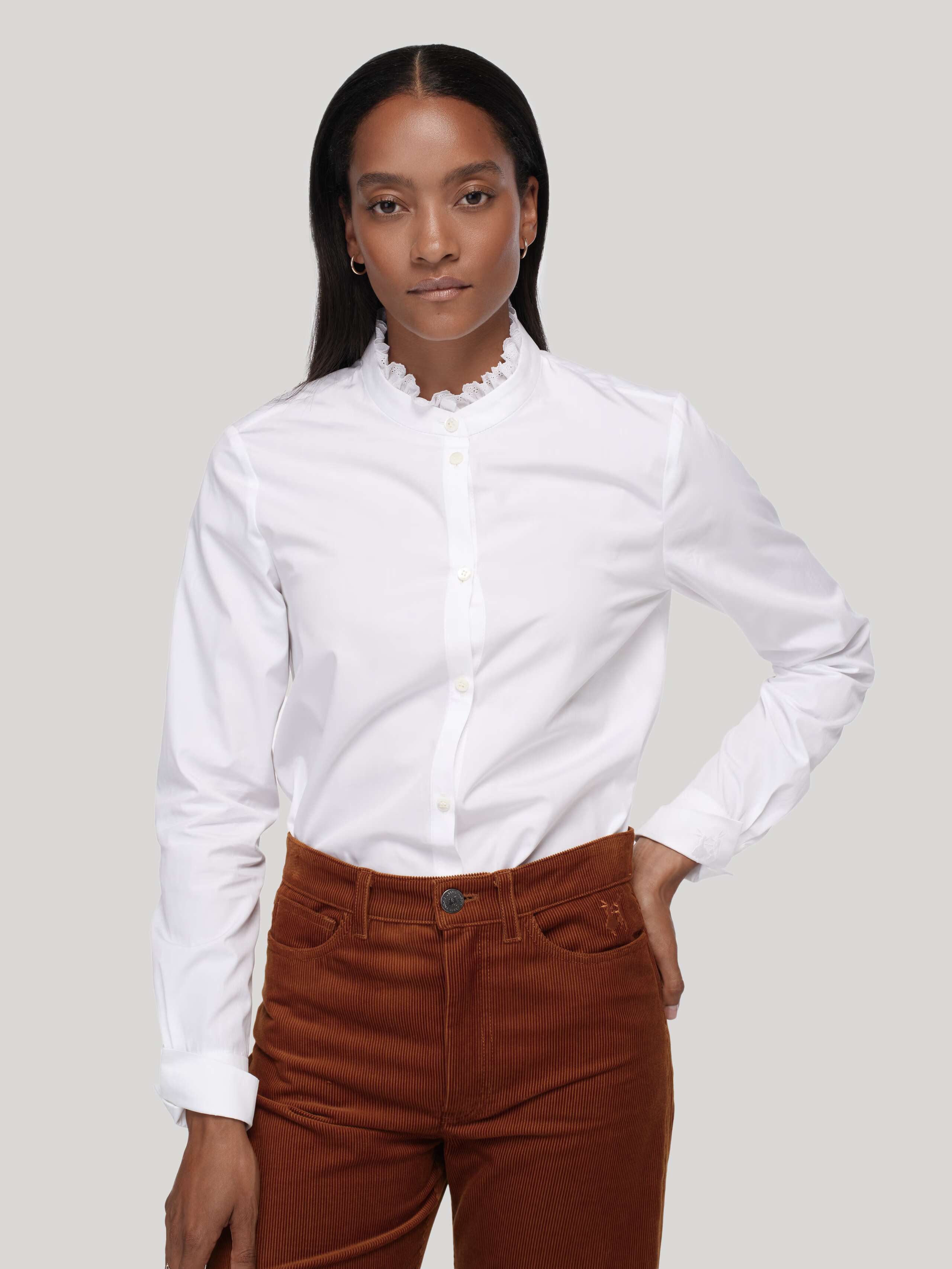 Margy blouse in white