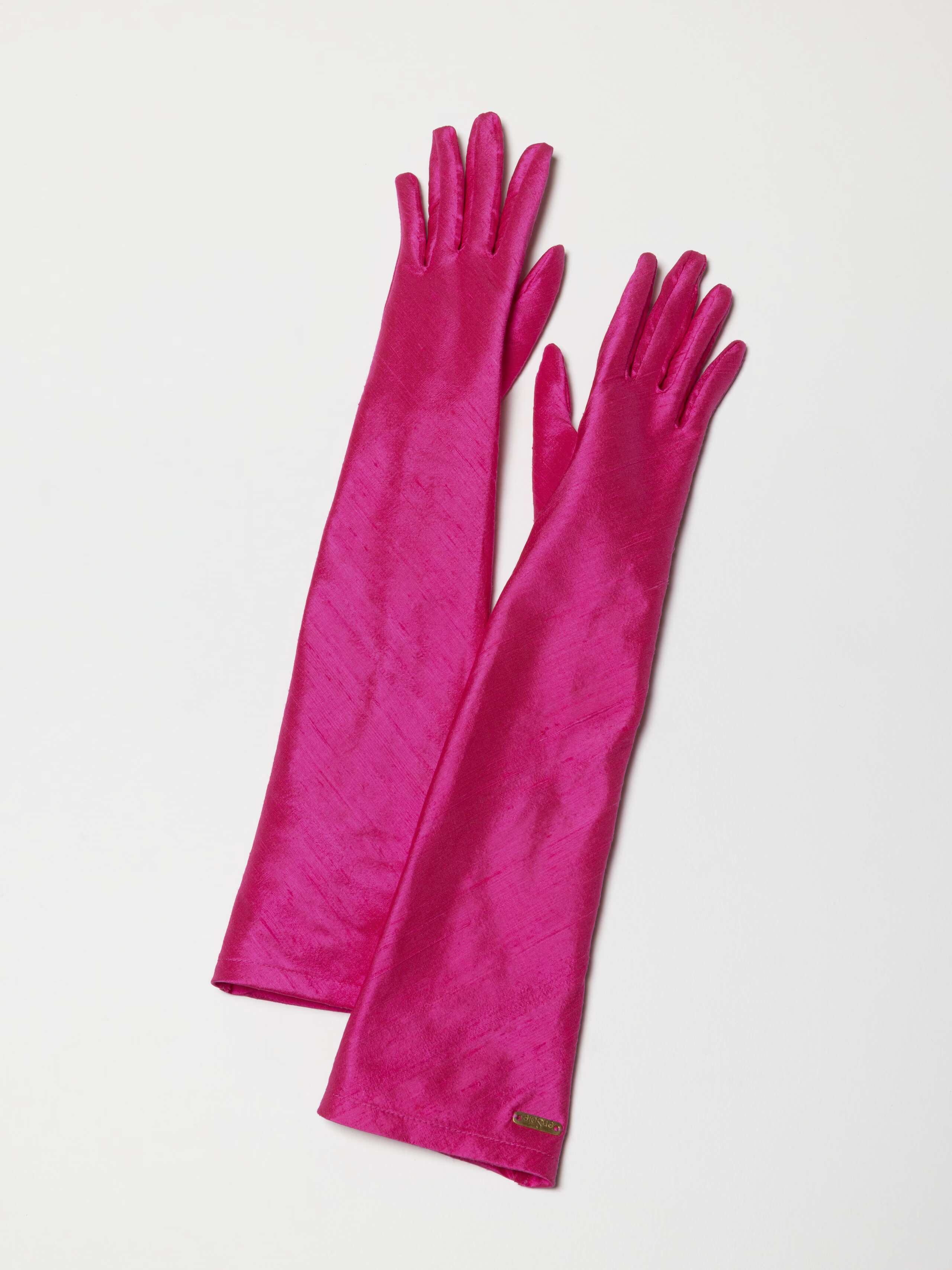 Product Shot of Angiolina Gloves in Shocking Pink 